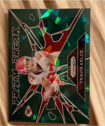 2024 Panini Prizm #1 Travis Kelce Prizm Break — front