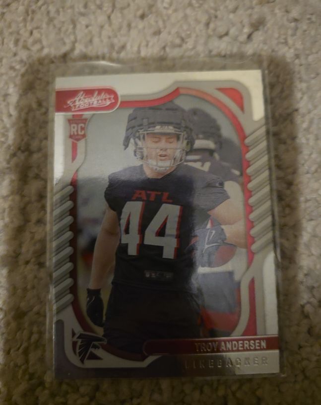 2022 Panini Absolute Football #196 Troy Andersen Rookie Card — front