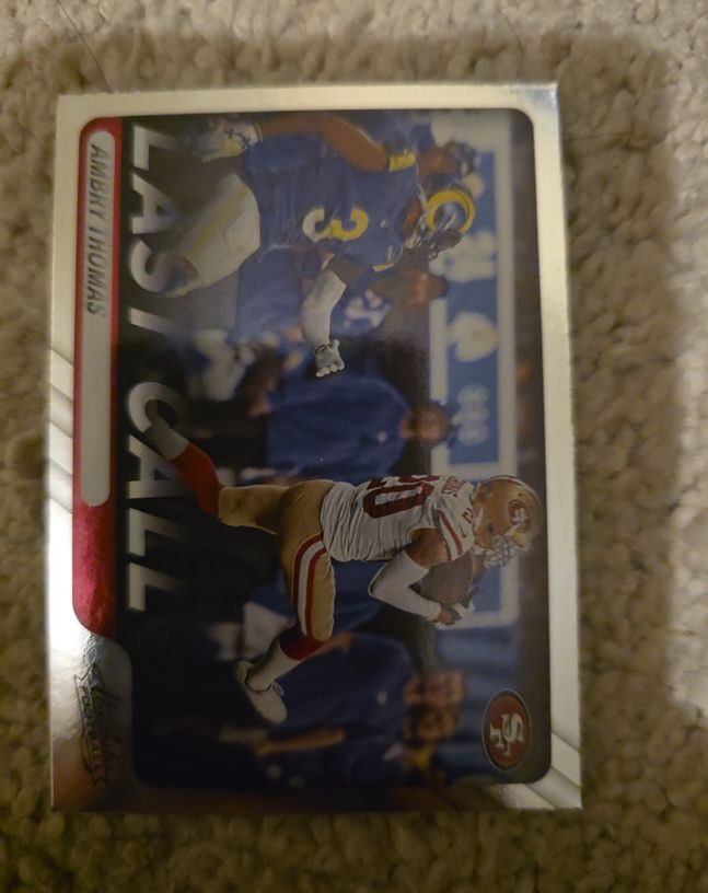 2022 Panini Absolute Last Call #LC-19 Ambry Thomas — front