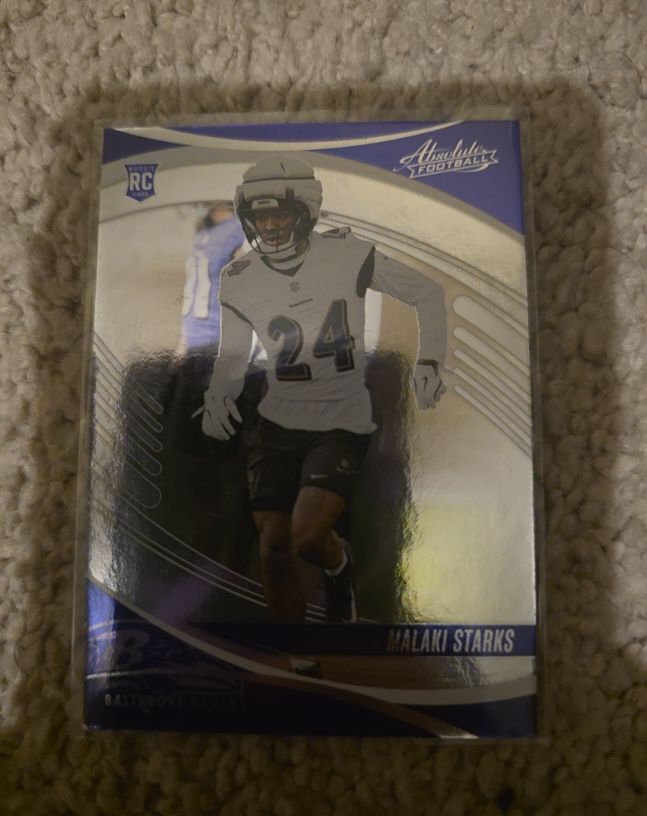 2025 Panini Absolute Football #155 Malaki Starks Rookie Card — front