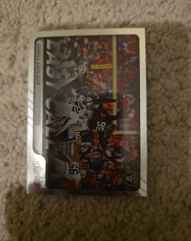 2022 Panini Absolute #LC-6 Daniel Carlson Last Call FOIL — front