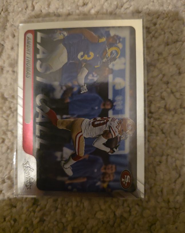 2022 Panini Absolute Last Call #LC-19 Ambry Thomas — front
