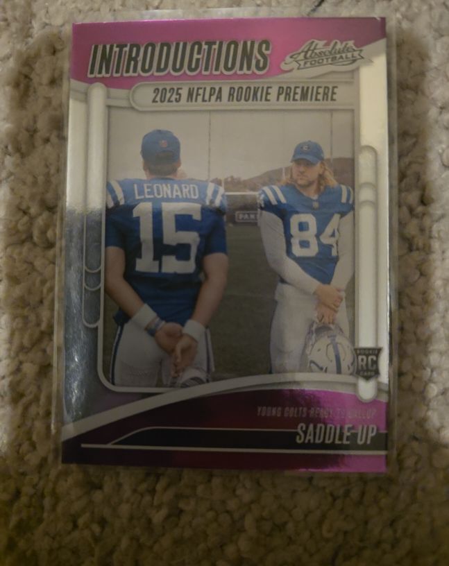 2025 Panini Absolute Introductions #I-RLD Riley Leonard Tyler Warren — front