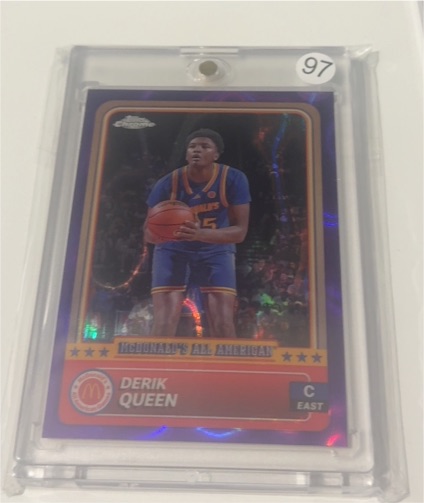 2024 Topps Chrome McDonald's All American #32 Derik Queen — front