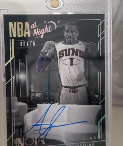 2024-25 Panini Noir NBA at Night #NBA-AST Amar'e Stoudemire — front