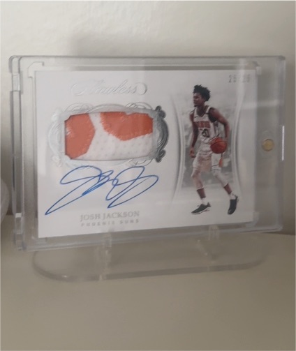 2017 Panini Flawless #RPA Josh Jackson Rookie Patch Auto — front