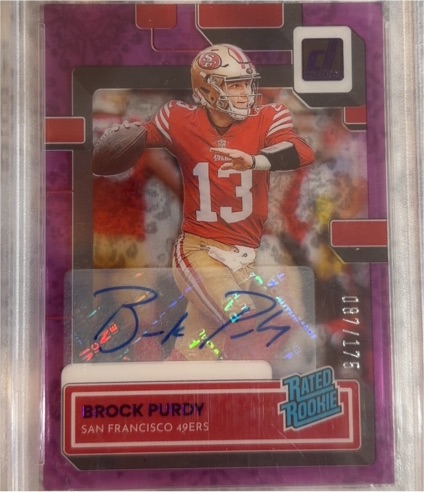 2022 Panini Donruss #99 Brock Purdy — front