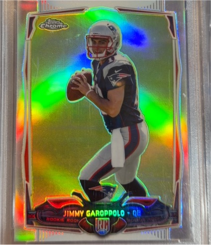 2014 Topps Chrome #150 Jimmy Garoppolo — front