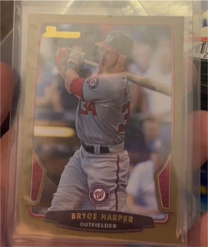 2013 Bowman Gold #150 Bryce Harper — front