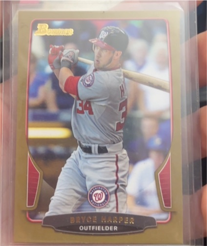 2013 Bowman Gold #150 Bryce Harper — front