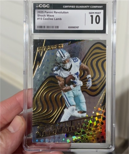 2025 Panini Revolution Shock Wave #15 CeeDee Lamb — front