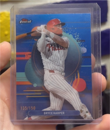2025 Topps Finest #135 Bryce Harper — front