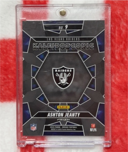2025 Panini Mosaic Football #9 Ashton Jeanty — front
