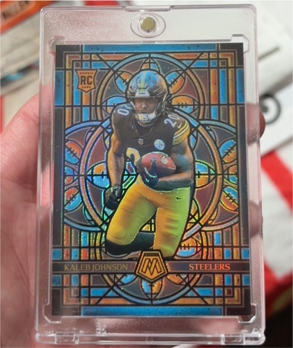 2025 Panini Mosaic #21 Kaleb Johnson — front