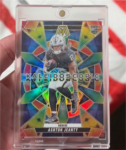 2025 Panini Mosaic #9 Ashton Jeanty — front