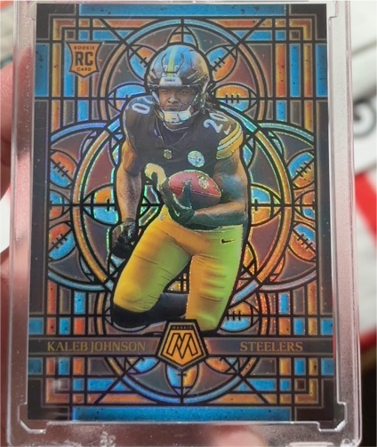 2025 Panini Mosaic #21 Kaleb Johnson — front