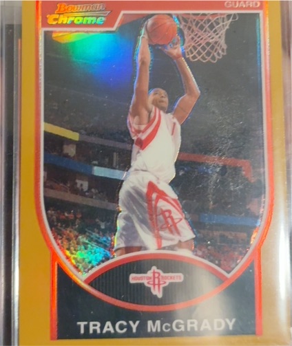 2007-08 Bowman Chrome #101 Tracy McGrady — front