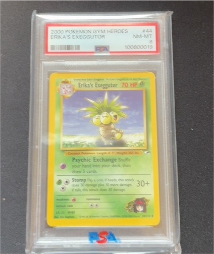 2000 Pokemon Gym Heroes #44 Erika's Exeggutor — front