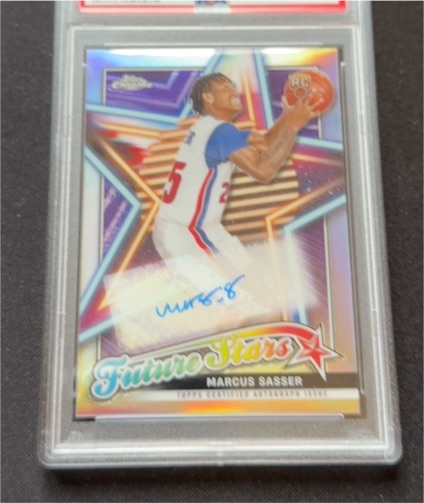 2023-24 Topps Chrome Future Stars Autographs #FSA-MS Marcus Sasser — front