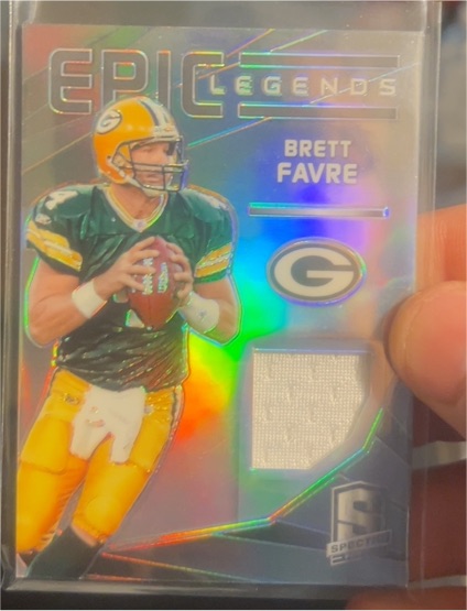 2024 Panini Spectra Epic Legends Brett Favre — front