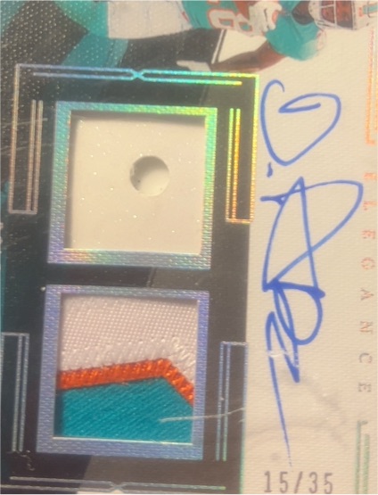 2021 Panini Mosaic #15 Jaylen Waddle — front