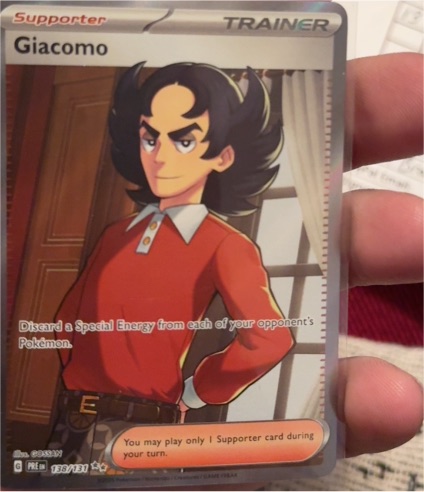 2025 Pokémon Prismatic Evolutions #138/131 Giacomo — front