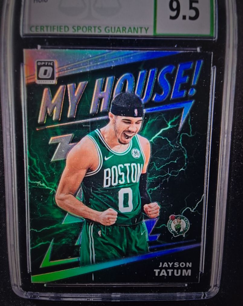 2019-20 Panini Donruss Optic #11 Jayson Tatum My House! — front