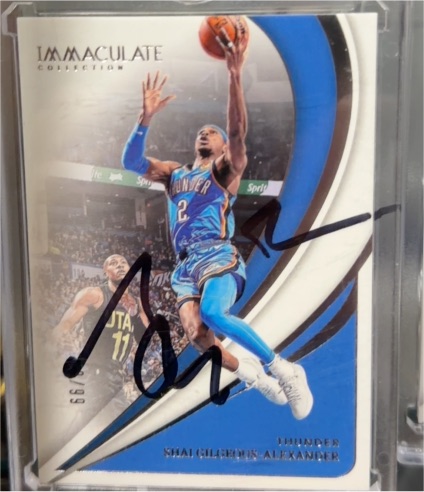 2023-24 Panini Immaculate Collection #59 Shai Gilgeous-Alexander — front