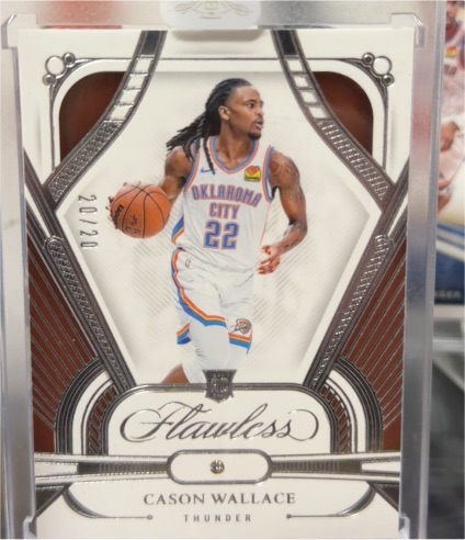 2023-24 Panini Flawless #20 Cason Wallace — front