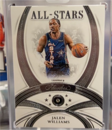 2024-25 Panini Flawless #137 Jalen Williams All Stars Diamond — front