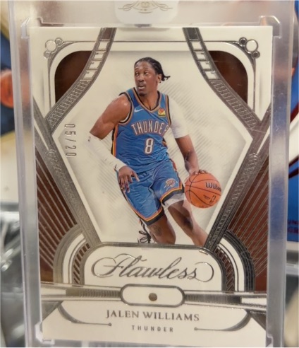 2023-24 Panini Flawless #6 Jalen Williams — front