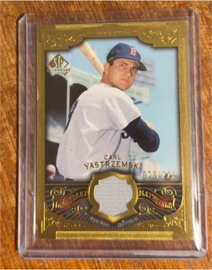2006 Upper Deck SP Legendary Cuts #LM-CY Carl Yastrzemski — front