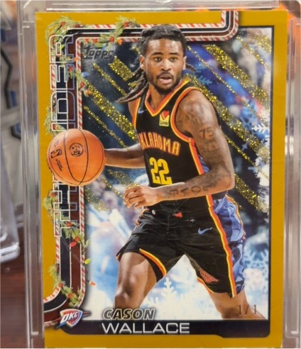 2025-26 Topps Holiday #H94 Cason Wallace — front