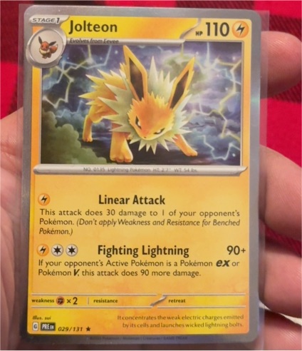 2022 Pokémon SV: Prismatic Evolutions #029 Jolteon — front