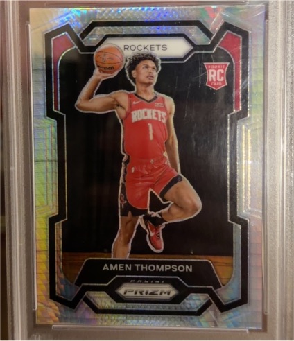 2023-24 Panini Prizm #150 Amen Thompson — front