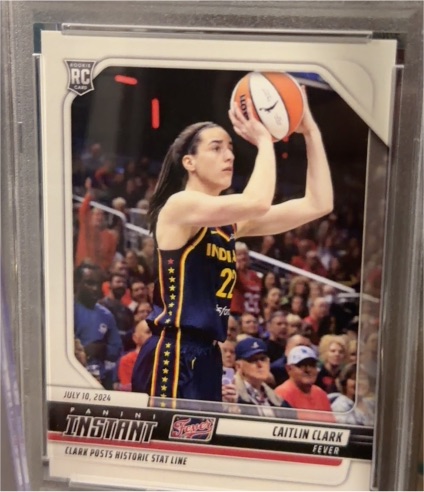 2024 Panini Instant WNBA #144 Caitlin Clark Indiana Fever RC — front