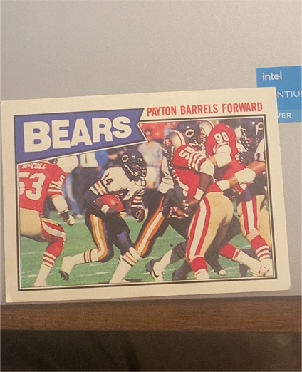 1987 Topps #43 Walter Payton Chicago Bears — front
