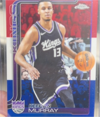 2025-26 Topps Chrome #227 Keegan Murray — front