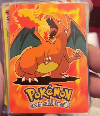 1999 Topps Pokémon #E6 Charizard — front