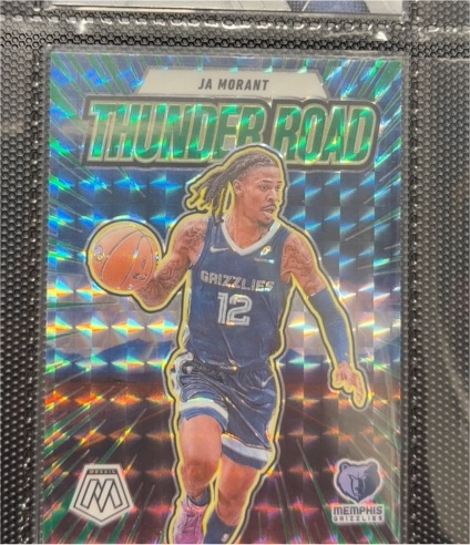 2024-25 Panini Mosaic #10 Ja Morant Thunder Road — front