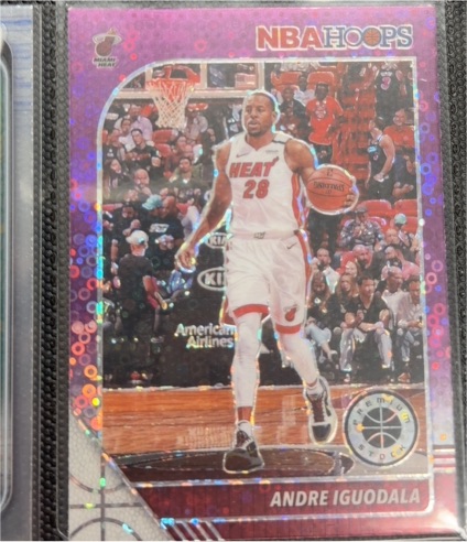 2019-20 Panini Hoops Premium Stock #63 Andre Iguodala — front