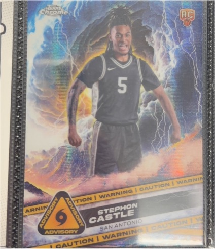 2024-25 Topps Chrome Advisory #A-3 Stephon Castle — front