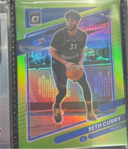 2021-22 Donruss Optic #91 Seth Curry — front