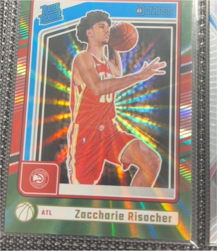 2024-25 Panini Donruss #219 Zaccharie Risacher — front