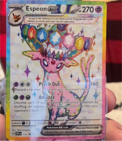 2023 Pokémon SV Promos #175 Espeon EX — front