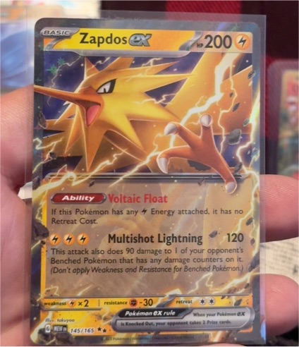 2023 Pokémon Scarlet & Violet 151 #145 Zapdos ex — front