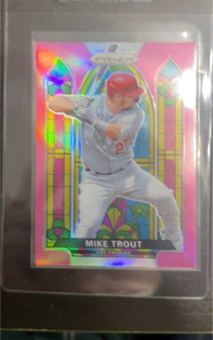 2021 Panini Prizm Stained Glass #SG-1 Mike Trout — front