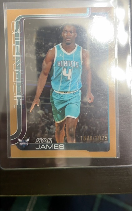 2025-26 Topps #233 Sion James — front