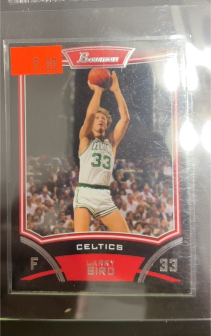 2008-09 Bowman #109 Larry Bird Boston Celtics — front