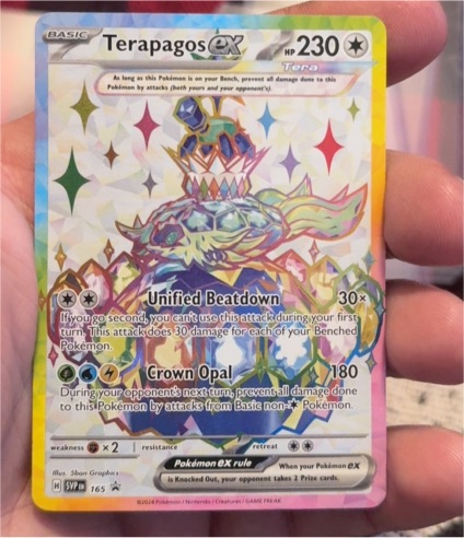 2024 Pokémon SVP #165 Terapagos ex — front